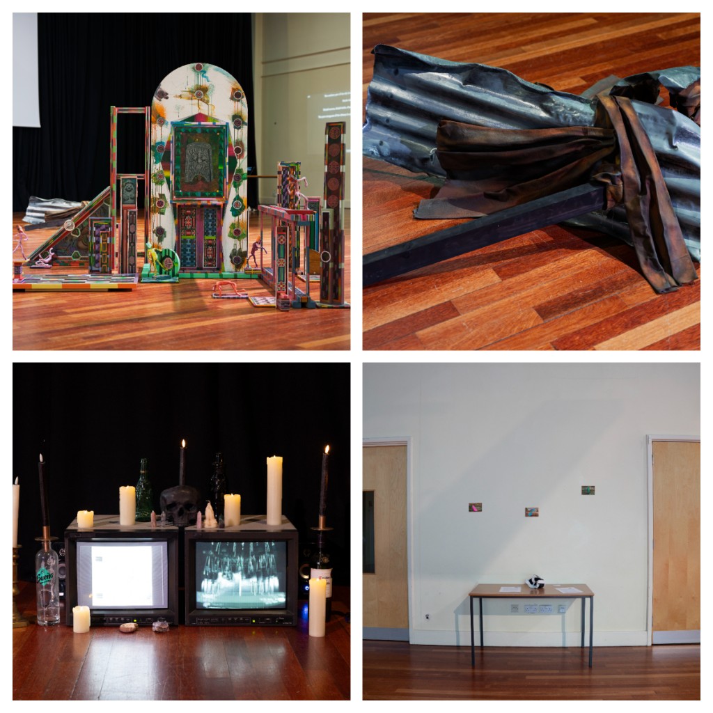 GLITCH exhibition installations and sculptural works